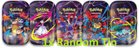 Pokemon Trading Card Game - Mega Heroes Mini Tin Display Box (10 Random Tins)