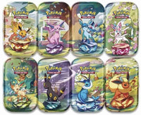 Pokemon Card Game Trading Card Game - Prismatic Evolutions Mini Tins Display (8 Random Tins)