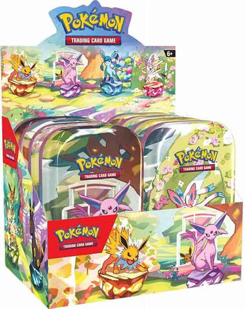 Pokemon Trading Card Game Card Game - Scarlet & Violet Prismatic Evolutions Mini Tin Box (8 Tins)