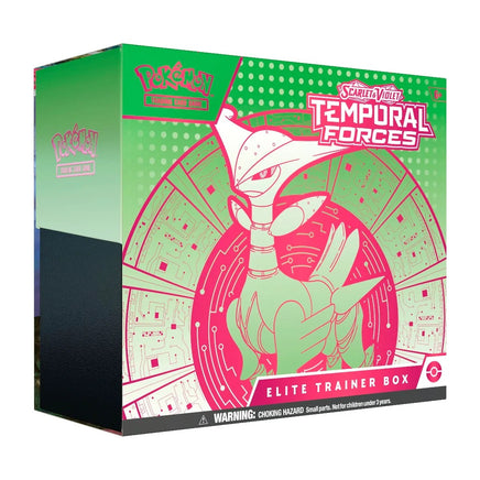 Pokemon Trading Card Game - Scarlet & Violet—Temporal Forces Elite Trainer Box (Random Flutter Mane or Iron Thorns)