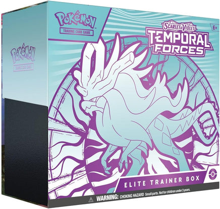 Pokemon Trading Card Game - Scarlet & Violet—Temporal Forces Elite Trainer Box (Random Flutter Mane or Iron Thorns)