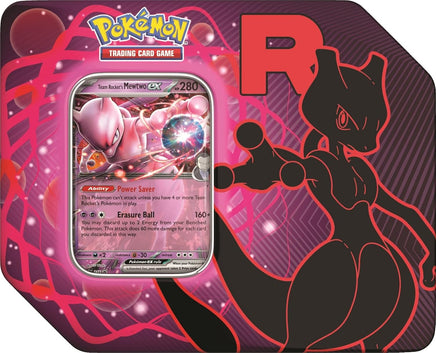 Pokemon Trading Card Game - Team Rocket Tin 2025 (Random Mewtwo, Nidoking or Persian)
