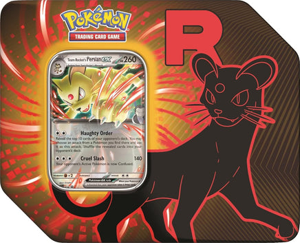 Pokemon Trading Card Game - Team Rocket Tin 2025 (Random Mewtwo, Nidoking or Persian)