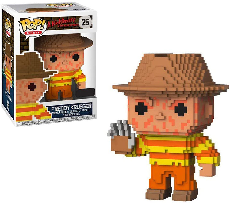 Pop 8-Bit 3.75 Inch Action Figure Nightmare On Elm Street - Freddy Kruger 8-Bit #25 Exclusive