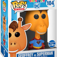 Pop Ad Icons DC Comics 3.75 Inch Action Figure Toys R Us Exclusive - Geoffrey as Superman #104