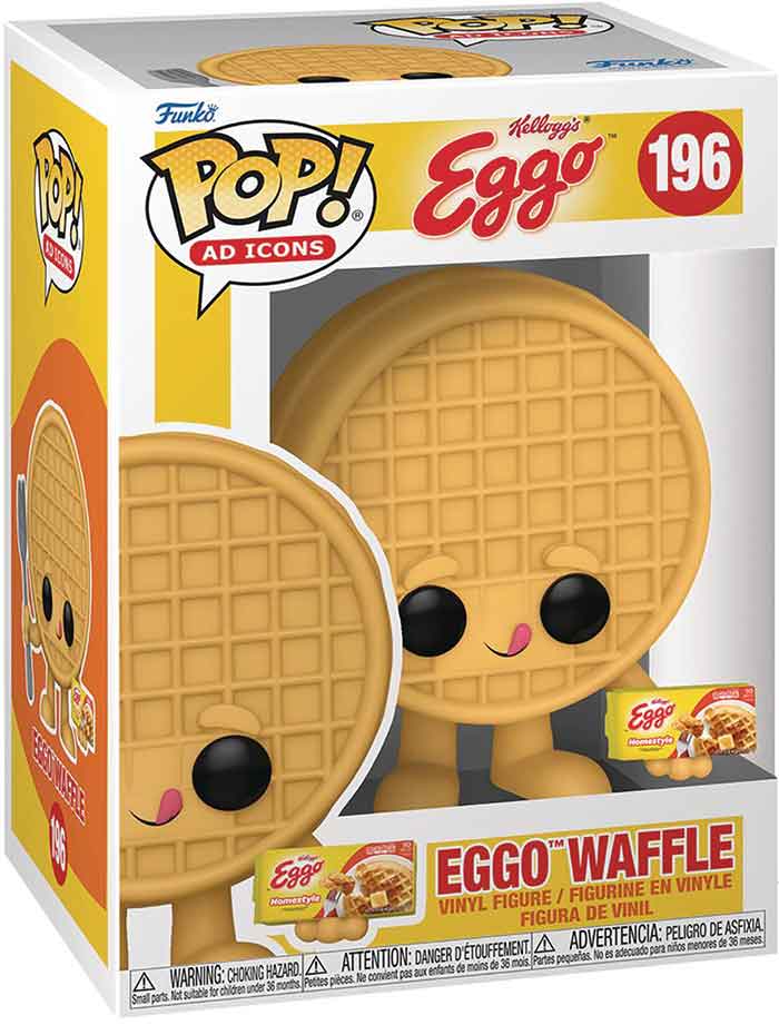 Pop Ad Icons Eggo 3.75 Inch Action Figure - Eggo Waffle #196