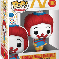 Pop Ad Icons McDonalds 3.75 Inch Action Figure - Birthday Ronald McDonald #180