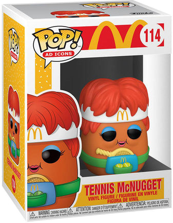 Pop Ad Icons McDonalds 3.75 Inch Static Figure - Tennis McNugget #114