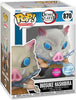 Pop Animation Demon Slayer 3.75 Inch Action Figure Exclusive - Inosuke Hashibira Flocked #870