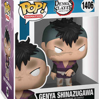 Pop Animation Demon Slayer 3.75 Inch Action Figure - Genya Shinazugawa #1406