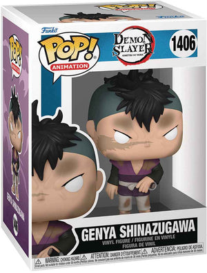 Pop Animation Demon Slayer 3.75 Inch Action Figure - Genya Shinazugawa #1406