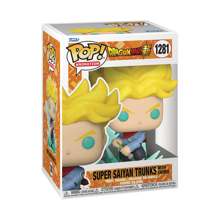 Pop Animation Dragonball 3.75 Inch Static Figure - Super Saiyan Trunks with Sword #1281