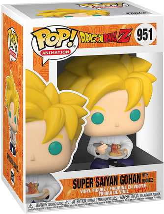 Pop Animation Dragonball Z 3.75 Inch Static Figure - Super Saiyan Gohan with Noodles #951