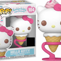 Pop Animation Hello Kitty 3.75 Inch Action Figure Exclusive - Hello Kitty as Ice Cream Cone #104