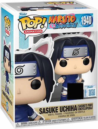 Pop Animation Naruto Shippuden 3.75 Inch Action Figure Exclusive - Sasuke Uchiha Paw Encyclopedia #1940