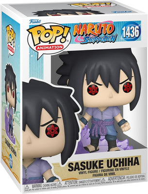 Pop Animation Naruto Shippuden 3.75 Inch Action Figure - Mangekyou Sasuke Uchiha #1436