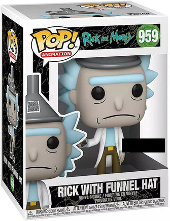 Pop Animation Rick and Morty 3.75 Inch Static Figure Exclusive - Rick with Funnel Hat #959