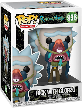 Pop Animation Rick and Morty 3.75 Inch Static Figure - Rick with Glorzo #956