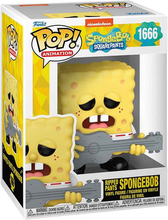 Pop Animation Spongebob Squarepants 3.75 Inch Action Figure - Ripped Pants Spongebob #1666