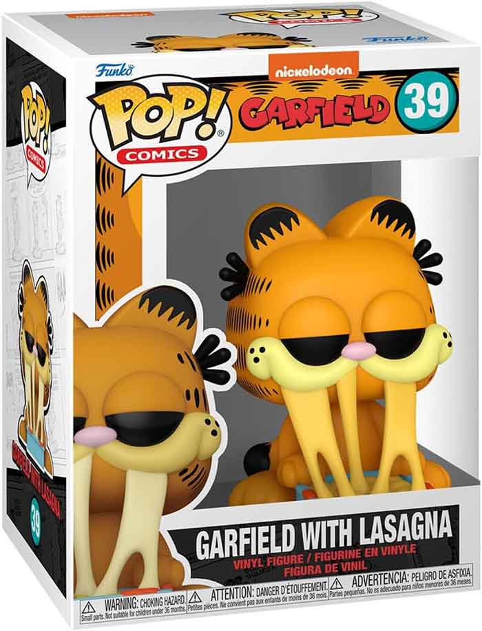 Pop Comics Garfield 3.75 Inch Action Figure - Garfield with Lasagna #39