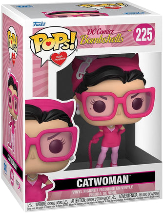 Pop DC Heroes Bombshells 3.75 Inch Static Figure Breast Cancer Awareness - Catwoman #225