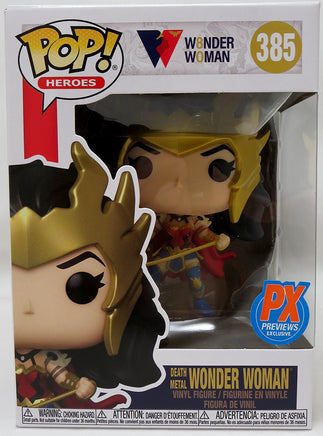 Pop DC Heroes 3.75 Inch Static Figure Exclusive - Death Metal Wonder Woman #385