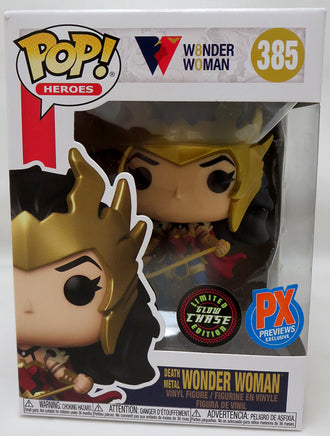 Pop DC Heroes 3.75 Inch Static Figure Exclusive - Death Metal Wonder Woman #385 Chase