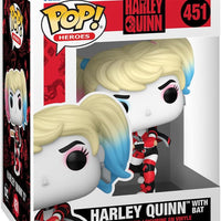 Pop DC Heroes Harley Quinn 3.75 Inch Action Figure - Harley Quinn with Bat #451