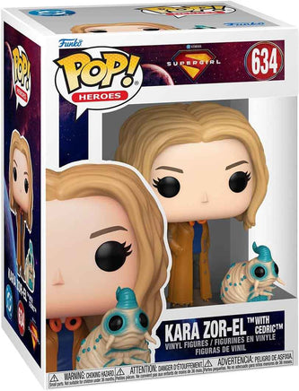 Pop DC Heroes Supergirl 3.75 Inch Action Figure - Kara Zor-El with Cedric #634