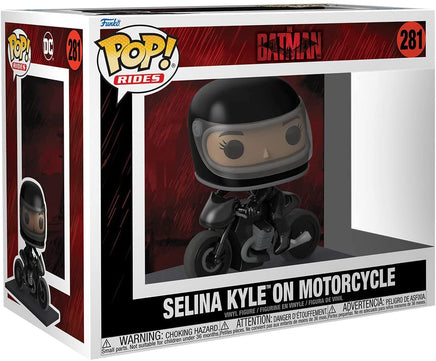 Pop DC Heroes The Batman 3.75 Inch Static Figure - Selina Kyle on Motorcycle #281