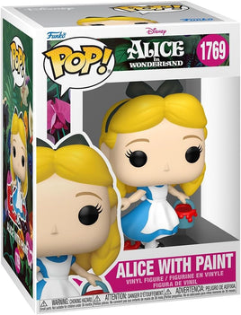 Pop Disney Alice in Wonderland 3.75 Inch Static Figure - Alice with Paint #1769