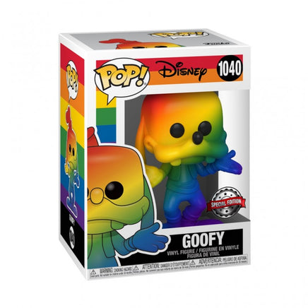 Pop Disney 3.75 Inch Static Figure Exclusive - Rainbow Goofy #1040