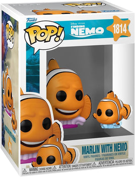 Pop Disney Finding Nemo 3.75 Inch Static Figure - Marlin with Nemo #1814