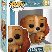Pop Disney Lady and The Tramp 3.75 Inch Action Figure - Lady with Puppy #1553