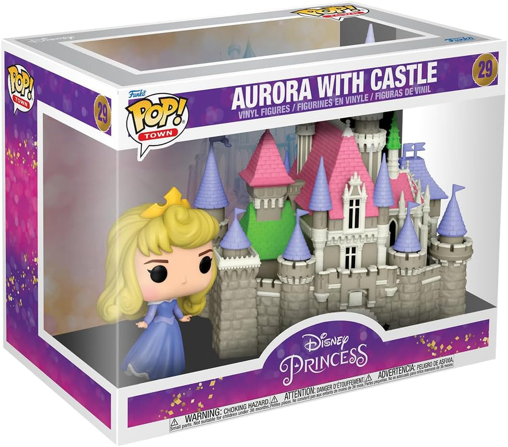 Pop Disney Sleeping Beauty 3.75 Inch Action Figure Town - Ultimate Princess - Aurora with Castle #29
