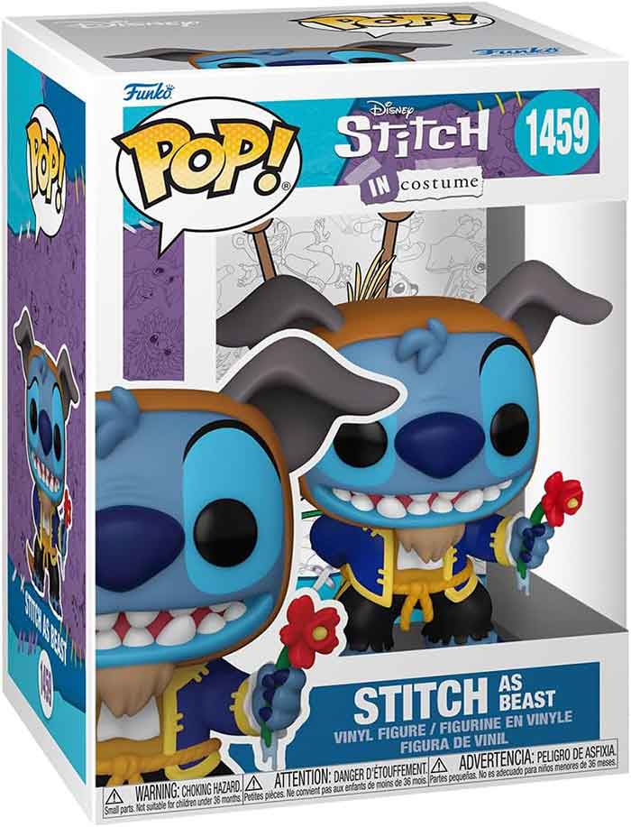 Pop Disney Stitch in Costume 3.75 Inch Action Figure - Stitch as Beast #1459