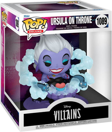 Pop Disney The Little Mermaid 3.75 Inch Static Figure Deluxe - Ursula On Throne #1089