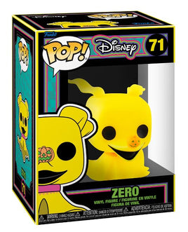 Pop Disney The Nightmare Before Christmas 3.75 Inch Static Figure - Blacklight Zero #71