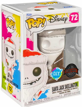 Pop Disney The Nightmare Before Xmas 3.75 Inch Static Figure Exclusive - Santa Jack Skellington D.I.Y.