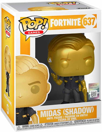 Pop Games Fortnite 3.75 Inch Static Figure - Gold Midas (Shadow) #637