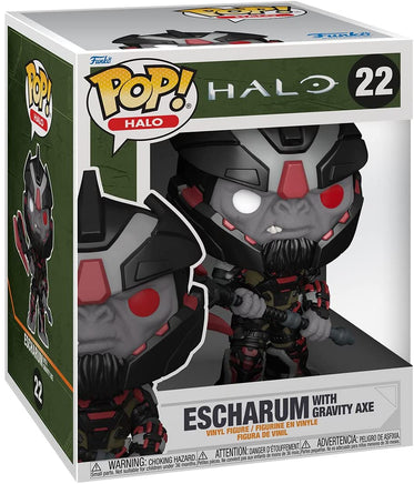 Pop Games Halo 6 Inch Static Figure Deluxe - Escharum with Gravity Axe #22