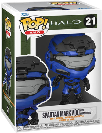 Pop Games Halo 3.75 Inch Static Figure - Spartan Mark V (B) with Energy Sword #21
