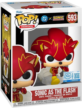 Pop Games Justice League & Sonic 3.75 Inch Action Figure - Sonic as The Flash #593