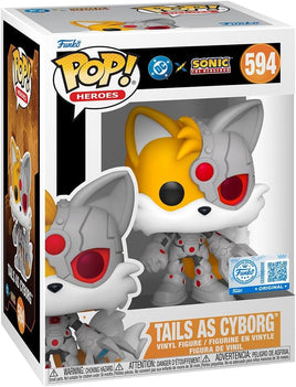Pop Games Justice League & Sonic 3.75 Inch Action Figure - Tails as Cyborg #594