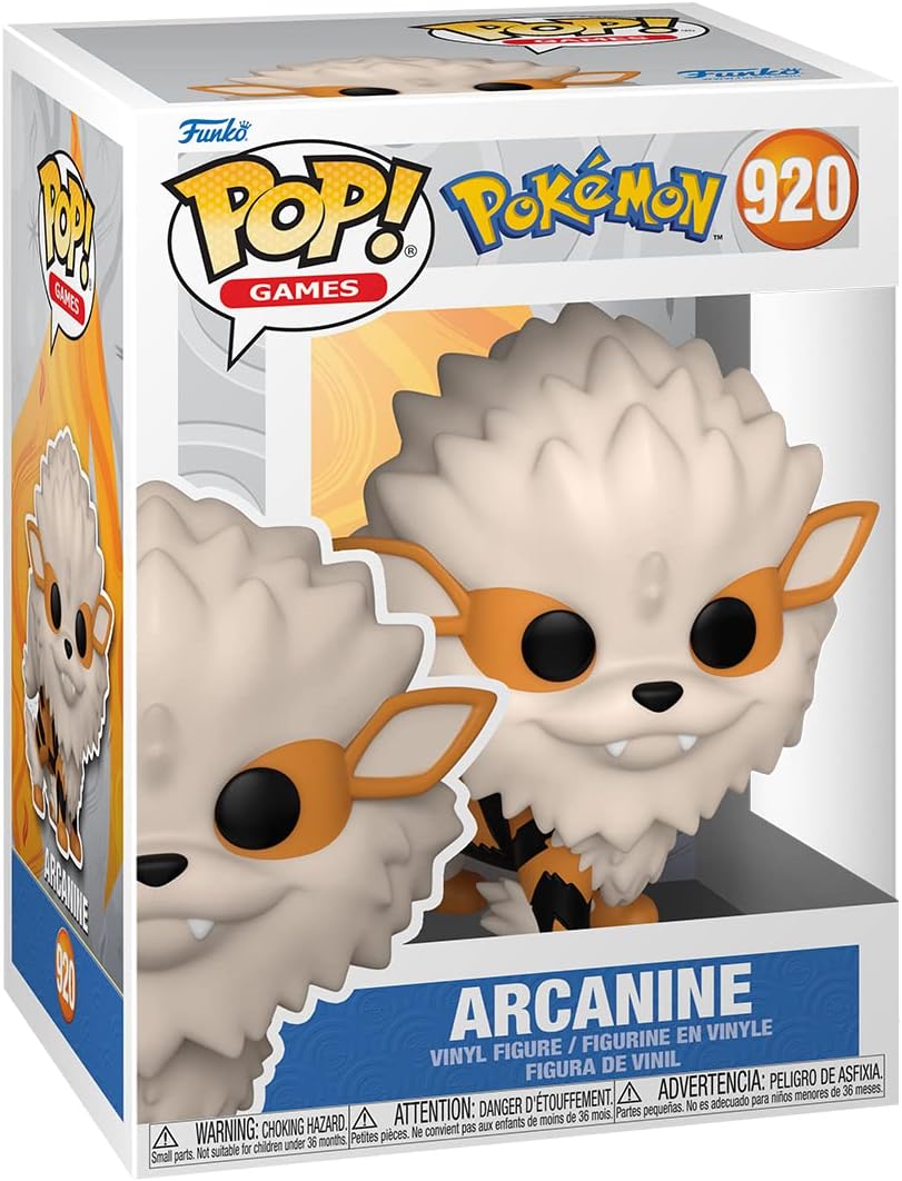 Pop Games Pokemon 3.75 Inch Action Figure - Arcanine #920