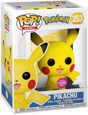 Pop Games Pokemon 3.75 Inch Action Figure Exclusive - Pikachu Flocked #353