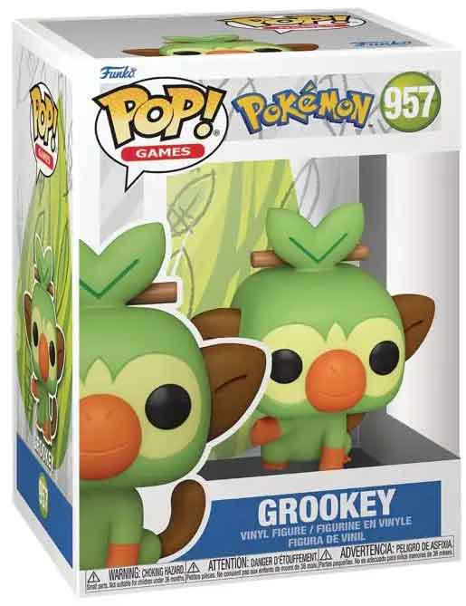 Pop Games Pokemon 3.75 Inch Action Figure - Grookey #957