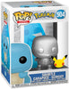 Pop Games Pokemon 3.75 Inch Action Figure - Squirtle Silver Metallic #504