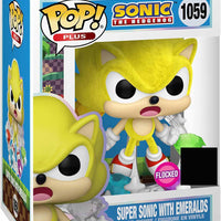 Pop Games Sonic The Hedgehog 3.75 Inch Action Figure Exclusive - Super Sonic with Emeralds #1059
