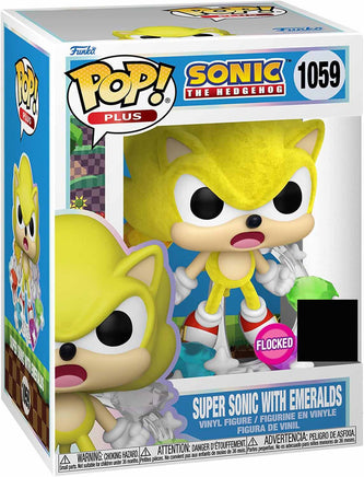 Pop Games Sonic The Hedgehog 3.75 Inch Action Figure Exclusive - Super Sonic with Emeralds #1059